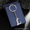 Llavero de Metal con Diamantes Creativos de 26 Letras Colgante para Bolso Collar Simple con Colgante de Letra Accesorios de Bricolaje Venta al por Mayor