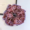 Scrunchie Dupla Camada Oversized Estilo Zhao Lusi para Mulheres 2026 Novo Prendedor de Rabo de Cavalo Alto Acessório de Cabelo Ornamento de Cabelo