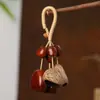 Nuevo Cascabel Cumple-Deseos Cáscara de Fruta Campana Colgante Sonido de Planta Natural Colgante para Coche Colgante para Bolso Colgante de Música Curativa Venta al por Mayor