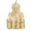 Trenza Sucia Fibra Química Crochet Cabello Peluca Trenza Sucia Africana Rama de Cabello Rollo Grande Cola de Caballo Rollo Natural Tejido Peluca Cola de Caballo