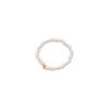 Anillo Minimalista de Estilo Francés con Delicadas Cuentas de Perlas Elegante Sencillo de Alta Calidad Anillo Romántico para Dedo Anillo de Cola