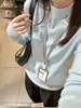 Suéter Sencillo de Cuello Medio Alto Estilo Coreano para Mujer Primavera Otoño Tejido Manga Larga Ajustado Suave Agradable a la Piel Capa Interior Capa Base