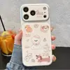 Aplicable a Apple instantáneamente se convierte en 17promax ventana grande de dibujos animados gato KT iphone teléfono móvil suave duro Corning funda UV personalizado