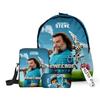 Nuevo Producto 3D Xinying Película Juego de Tres Piezas Bolso de Hombro Estuche para Lápices Mochila