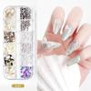 Estilo Japonés joujou Mismo Estilo Celebridad de Internet Manicura Rodajas de Concha Natural Rodajas de Abulón Grueso Alto Brillo Set de Joyería para Uñas