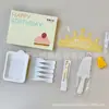 Set de Tenedor Cuchillo Plato Desechables para Pastel Envío Envuelto en Película Caja de Regalo para Fiesta de Cumpleaños Juego de Cinco Piezas Vajilla para Mesa de Pastel
