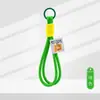 Alça de pulso curta estilo macaron, pingente de celular simples, alça para chaveiro, alça para copo, alça de celular, produto transfronteiriço