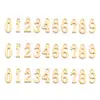 Accesorios para Joyería DIY 26 Letras Inglesas Colgantes de Aleación Decoración para Pulsera Collar Material para Joyería Hecha a Mano Colgantes