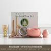 Flor de Cerezo Japones Matcha Cerámica Tazón Juego de Té Accesorios para Ceremonia del Té Juego de Herramientas Batidor de Té Cepillo de Bambú para Matcha Baimenli