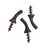 Transfronterizo 4 Tipos de Plástico Negro Marrón Mangos de Calabaza Accesorios de Calabaza Manualidades Accesorios para Bricolaje 4-9.2cm