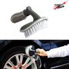 Suprimentos de limpeza de carro multifuncional antiderrapante cabo curvo anel de aço escova de limpeza de pneus mini escova de pneus tipo T