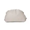 Bolsa Plissada de Couro Macio Feminina 2024 Nova Bolsa Clutch Simples Bolsa de Festa Cor Sólida Textura Bolsa de Ombro Transversal Bolsa de Clipe