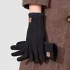 Guantes Rellenos para Mujer 2025 Otoño e Invierno Estilo Nuevo Gama Alta Impermeables y a Prueba de Frío Ciclismo y Conducción Pantalla Táctil Cálidos Guantes de Algodón