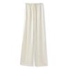 Nuevos Pantalones Casuales de Color Sólido Estilo Nacional Chino de Lujo Ligero para Mujer, Nuevos de Verano Sueltos Adelgazantes de Acetato Largos Modelo Zx M5163