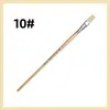 Set de Pinceles para Pintura al Óleo de Cerdas de Cerdo Transfronterizo con Mango de Madera, Pinceles Planos, Pinceles para Gouache, Pinceles para Acrílico y Pinceles Artísticos Especializados