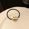 Corda de cabelo de metal semicircular elegante da Coreia do Sul feminina Rede vermelha ins moda simples faixa de cabeça versátil anel de cabelo para rabo de cavalo adorno de cabeça