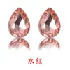 Moda gota de agua vidrio cristal forma de diamante diamantes de imitación DIY ropa zapatos bolsa tocado joyería accesorios materiales