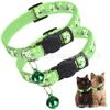 Collar de dibujos animados de gato pez lindo de 1 cm de venta caliente transfronteriza con campana collar antipérdida decoración de collar con hebilla para gato