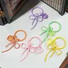 Llavero Hecho a Mano DIY con Anillas Abiertas de Macarrón, Anillas de Resorte y Accesorios de Rompecabezas de Cuentas