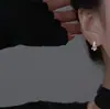 Pendientes de Meteoro Completamente de Diamante para el Viaje Diario, Pendientes de Aro Bordados de Estrellas, Pendientes de Zirconia de Estrella de Cinco Puntas de Moda Europea y Americana