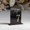Amazon Transfronterizo en stock Mesa de Boda Acrílico Digital Recepción de Boda Fiesta Mesa Decorativa Plato Adornos de Banquete