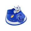 Novo Chapéu de Sol Infantil de Verão Desenho Animado Fofo Estilo Coelho com Ventilador Chapéu de Sol de Aba Larga Chapéu Anti-UV