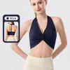 Sujetador Deportivo Todo en Uno Estilo Europeo y Americano, Sujetador de Entrenamiento de Pilates a Prueba de Impactos, Ropa de Yoga Sexy sin Espalda