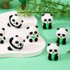 Goma de borrar con forma de panda papelería para estudiantes caricatura 3D súper linda adornos de goma alto valor de color borrado de corrección premios para niños