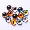 Accesorios de joyería muñeca hemisferio ojos de simulación fabricantes gema de tiempo parche de vidrio ojos de animales