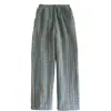 Pantalones de pijama de otoño e invierno para pareja, estilo unisex, forrados de felpa y engrosados, pantalones largos de cuadros, corte holgado, adecuados para uso casual y como ropa de estar en casa.