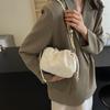 2025 Nuevo Estilo Nuevo Estilo Chino Bolso Nube de Cadena Plisada para Viajero Bolso Sobaco de Hombro Cruzado de Moda de Verano