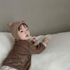 Conjunto de Leggings e Camiseta Listrada de Manga Comprida para Bebê Outono Estilo Coreano Roupa Infantil Roupa de Outono para Bebê Roupa de Menino