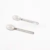Empaquetado Individualmente, Paquete Pequeño, Cuchara de Postre Limpia e Higiénica, Cuchara de Sopa, Cuchara Blanca, Cuchara de Postre, Cuchara Mate, Gris Transparente