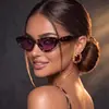 Nuevas Gafas de Sol de Personalidad con Montura Cat-Eye para Mujer, Tendencia Ins, Estilo Callejero Genial, Gafas de Moda, Retro, Sensación de Alta Gama, Gafas de Celebridad de Internet