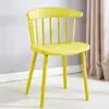 Silla de Comedor Nórdica Silla de Plástico Respaldo Hogar Creativo Silla Windsor Taburete de Color Silla de Negociación de Moda Venta Directa de Fábrica
