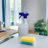 Botella Atomizadora Limpiador Blanco 1 Litro Plástico PE Botella Atomizadora Pesticida Pequeño Fabricante Mayorista Fuente de Fábrica