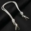 Correa de hombro ajustable para bolso cruzado, correa redonda de PU engrosada de 8 mm para bolsos de mujer, correa de hombro única, correa de repuesto para bolso hecho a mano DIY