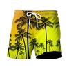 Pantalones Cortos de Playa Estilo Hawaiano para Hombre, Estampado Digital 3D, Europeos y Americanos, Transfronterizos, para Verano 2024, Juventud, Viajes