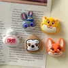Desenho Zootopia 2 Judy Nick Raposa DIY Resina Pequenos Acessórios Grampos de Cabelo Artesanais Elásticos de Cabelo Chaveiro Materiais