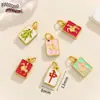 Colgante antiguo de oro estilo chino con cuenta de gota de aceite tridimensional, colgante con material para pulsera de cuentas DIY, collar, joyería