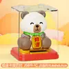 Grande Capivara Automática Solar com Cabeça que Balança de 3 polegadas Fofa Ornamento Atrator de Sorte Loja Presente Decoração Curativa
