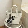 Bolso de Mano con Textura de Lichi para Mujer 2026 Nuevo de Moda Otoño Retro Versátil Bolso de Hombro para Viajes Cotidianos Bolso Cruzado Tipo Cubo