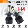 S2 Farol LED Preto Cob Car Lâmpada de Farol Acessórios de Modificação Luz LED para Carro Armazém no Exterior