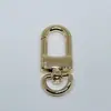 Fivela de porta em liga de zinco em estoque, fivela de mola central de metal colorida galvanizada, chaveiro em forma de D, acessórios de ferragem para bolsas e malas