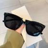 2023 nuevas gafas de sol cuadradas verdes de alta calidad el pequeño libro rojo tiembla con gafas de sol anti-ultravioleta una generación de cabello
