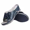 Zapatos de Mujer Amazon Wish Verano 2022 Sandalias Talla Grande Zapatillas de Cuña Flor Tejida Estilo Europeo y Americano Tacones Gruesos