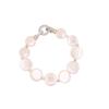 Al por mayor Europeo y Americano Diseño de Nicho Perla de Concha Redonda Plana Circona Hebilla de Cobre Joyería de Mano Joyería de Exportación de Guangdong