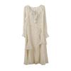Talla Extra Talla Extra Dulce Atuendo de Hermana Serie de Lunares Vestido Otoño Nuevo Delgado Camisa de Gasa 311589