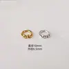 Anel de Corrida da Maldição Aro Dourado Pingente de Aro Dourado Pulseira de Miçangas Feita à Mão DIY Chaveiro Acessórios de Joias
