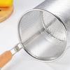 Colador de Malla Gruesa de Acero Inoxidable Perforado para Polvo, Valla, Cuchara de Filtro Reforzada, Colador para Olla Caliente, Cuchara para Fideos Picantes Calientes, Cuchara para Polvo Caliente, Colador de Malla, Aceite